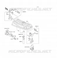 ENGINE COVER voor Kawasaki JET SKI TS 1993