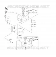 OIL TANK(KAW42718 92 ) voor Kawasaki JET SKI TS 1993