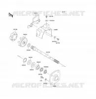 DRIVE SHAFT voor Kawasaki JET SKI ULTRA 130 D.I. 2003
