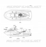 STICKER voor Kawasaki JET SKI ULTRA 130 D.I. 2003