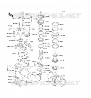 EXHAUST voor Kawasaki JET SKI SS 1993