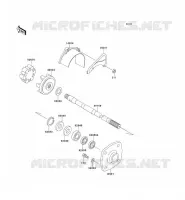 DRIVE SHAFT voor Kawasaki JET SKI SUPER SPORT XI 1993