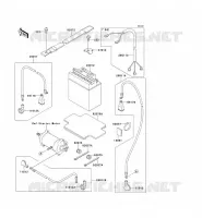 ELECTRIC EQUIPMENT voor Kawasaki JET SKI SUPER SPORT XI 1993