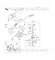 HANDLEBAR voor Kawasaki JET SKI SUPER SPORT XI 1993