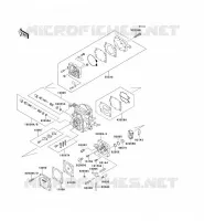 CARBURETOR PARTS voor Kawasaki JET SKI SUPER SPORT XI 1995