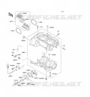 CRANKCASE(S) voor Kawasaki JET SKI SUPER SPORT XI 1995