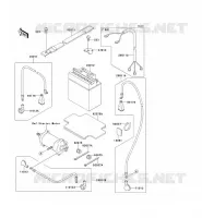 ELECTRIC EQUIPMENT voor Kawasaki JET SKI SUPER SPORT XI 1995