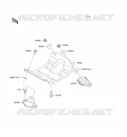 ENGINE MOUNT voor Kawasaki JET SKI SUPER SPORT XI 1995