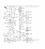 EXHAUST voor Kawasaki JET SKI SUPER SPORT XI 1995