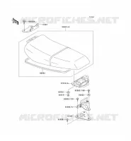 SEAT voor Kawasaki JET SKI SUPER SPORT XI 1995