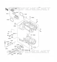 CRANKCASE(S) voor Kawasaki JET SKI SUPER SPORT XI 1995