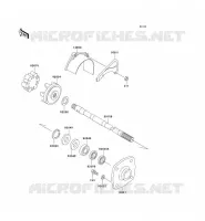 DRIVE SHAFT voor Kawasaki JET SKI SUPER SPORT XI 1995