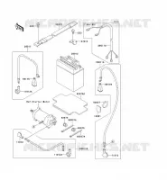 ELECTRIC EQUIPMENT voor Kawasaki JET SKI SUPER SPORT XI 1995
