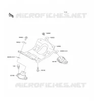 ENGINE MOUNT voor Kawasaki JET SKI SUPER SPORT XI 1995