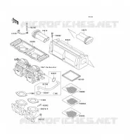 HEAT SHIELD voor Kawasaki JET SKI SUPER SPORT XI 1995