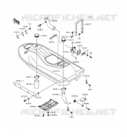 COVER voor Kawasaki JET SKI 750 ZXI 1995