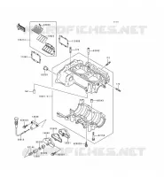 CRANKCASE(S) voor Kawasaki JET SKI 750 ZXI 1995