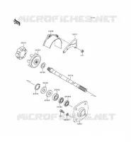 DRIVE SHAFT voor Kawasaki JET SKI 750 ZXI 1995