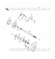 DRIVE SHAFT voor Kawasaki JET SKI 750 ZXI 1997