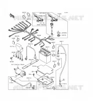ELECTRIC EQUIPMENT voor Kawasaki JET SKI 750 ZXI 1997
