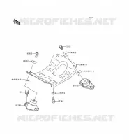 ENGINE MOUNT voor Kawasaki JET SKI 750 ZXI 1997