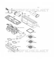 HEAT SHIELD voor Kawasaki JET SKI 750 ZXI 1997