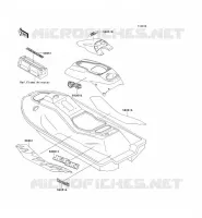 STICKER voor Kawasaki JET SKI 750 ZXI 1997