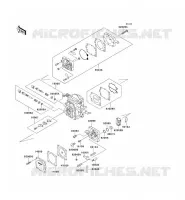 CARBURETOR PARTS voor Kawasaki JET SKI SUPER SPORT XI 1996
