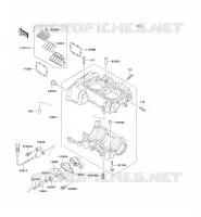 CRANKCASE(S) voor Kawasaki JET SKI SUPER SPORT XI 1996