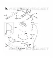 ELECTRIC EQUIPMENT voor Kawasaki JET SKI SUPER SPORT XI 1996