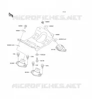 ENGINE MOUNT voor Kawasaki JET SKI SUPER SPORT XI 1996