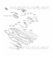 STICKER voor Kawasaki JET SKI SUPER SPORT XI 1996