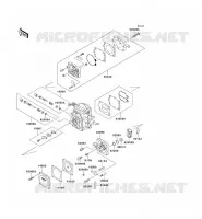 CARBURETOR PARTS voor Kawasaki JET SKI SUPER SPORT XI 1997