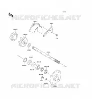 DRIVE SHAFT voor Kawasaki JET SKI SUPER SPORT XI 1997