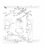 ELECTRIC EQUIPMENT voor Kawasaki JET SKI SUPER SPORT XI 1997