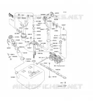 FUEL TANK voor Kawasaki JET SKI SUPER SPORT XI 1997