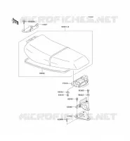 SEAT voor Kawasaki JET SKI SUPER SPORT XI 1997