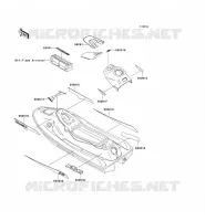 STICKER voor Kawasaki JET SKI SUPER SPORT XI 1997