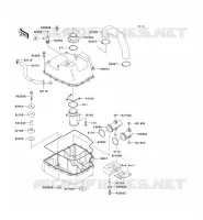 WATER TANK voor Kawasaki JET SKI SUPER SPORT XI 1997