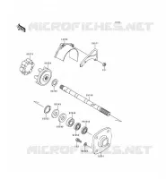 DRIVE SHAFT voor Kawasaki JET SKI XI SPORT 1999