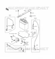 ELECTRIC EQUIPMENT voor Kawasaki JET SKI XI SPORT 1999