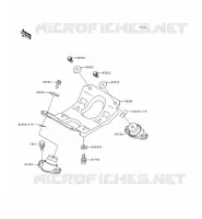 ENGINE MOUNT voor Kawasaki JET SKI XI SPORT 1999