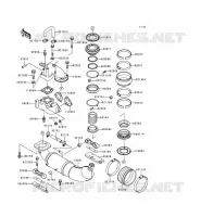 EXHAUST voor Kawasaki JET SKI XI SPORT 1999