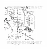 FUEL TANK voor Kawasaki JET SKI XI SPORT 1999