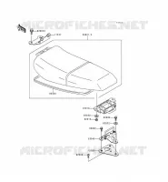 SEAT voor Kawasaki JET SKI XI SPORT 1999