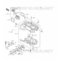 CRANKCASE(S) voor Kawasaki JET SKI XI SPORT 1999