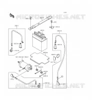 ELECTRIC EQUIPMENT voor Kawasaki JET SKI XI SPORT 1999