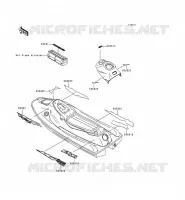 STICKER voor Kawasaki JET SKI XI SPORT 1999