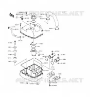 WATER TANK voor Kawasaki JET SKI XI SPORT 1999