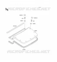 ENGINE COVER voor Kawasaki JET SKI SC 1992